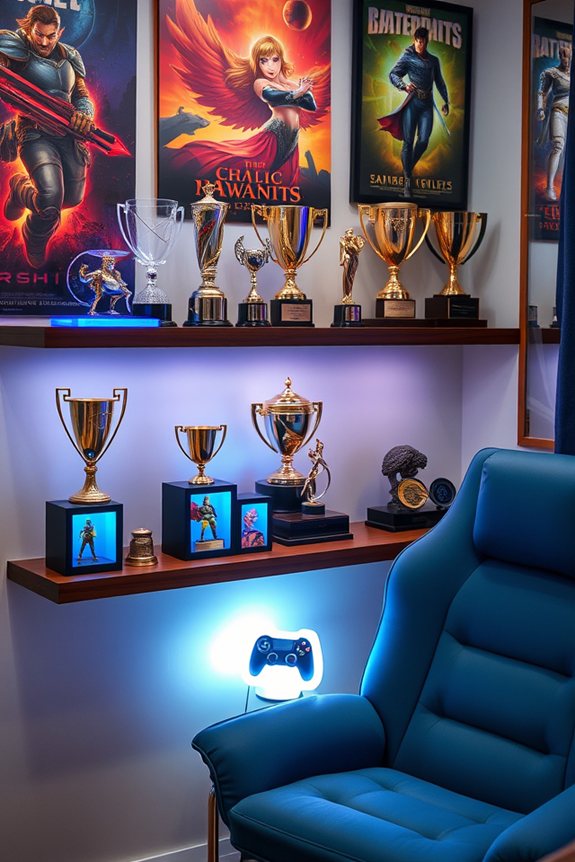 showcase gaming achievements creatively
