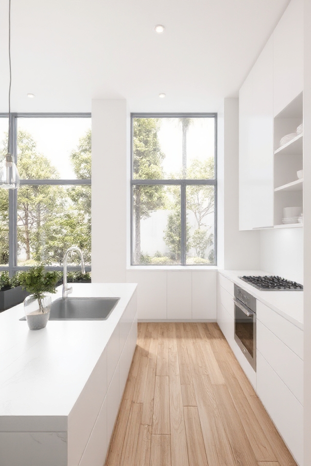 sleek functional uncluttered design
