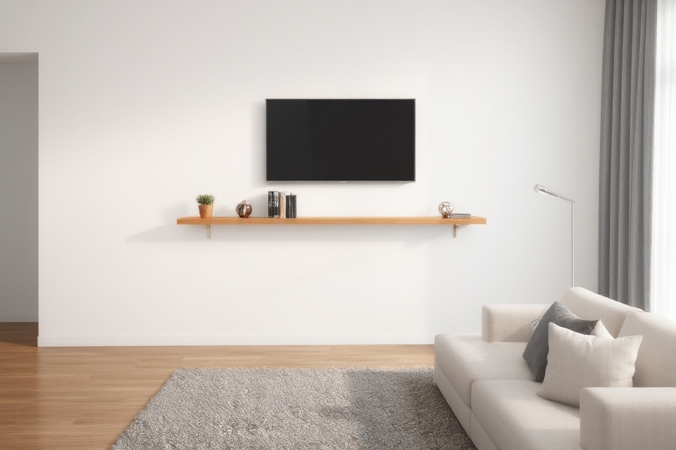 sleek minimalist tv design