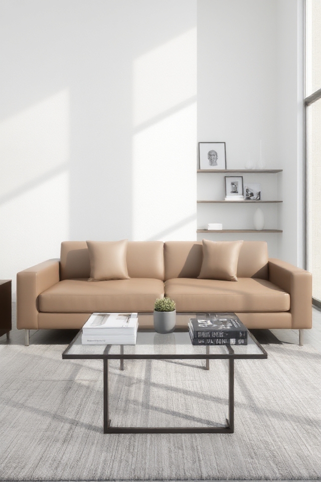 sleek sofas for minimalism
