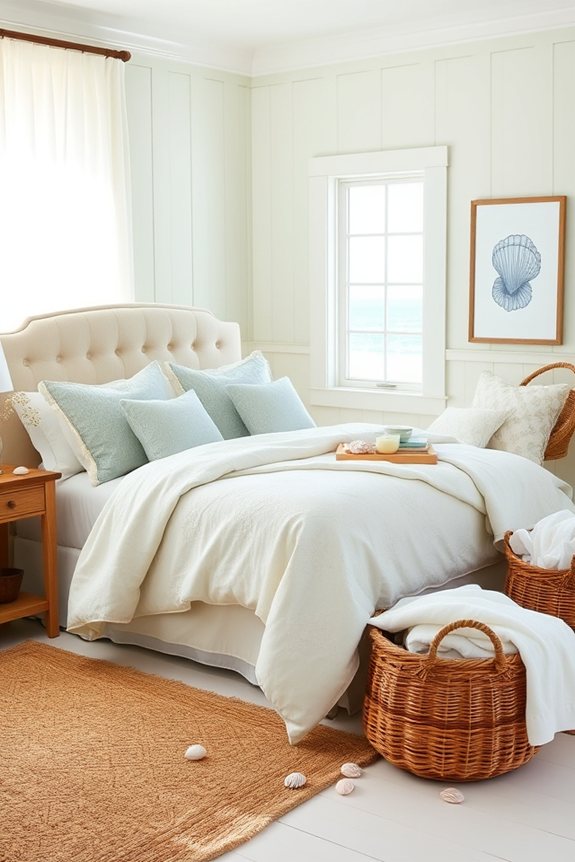 soft coastal bedroom hues
