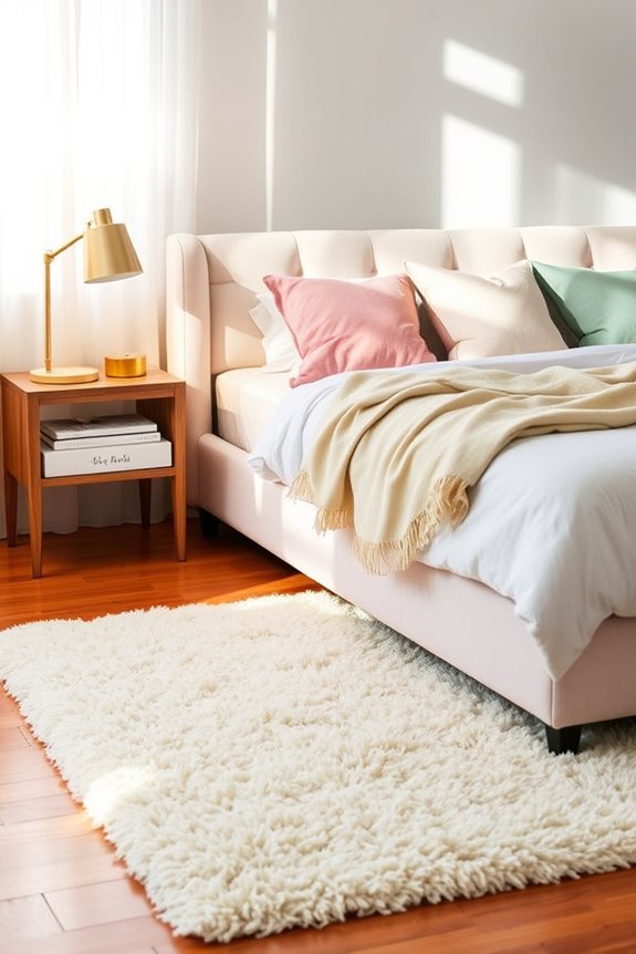 soft rugs enhance comfort