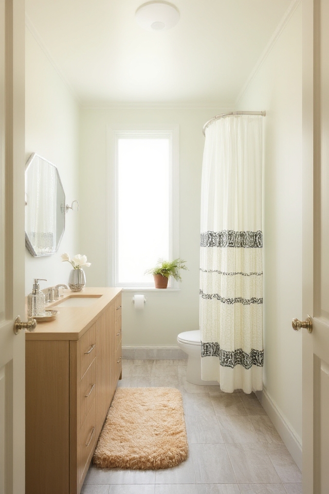 soothing pastels with accents