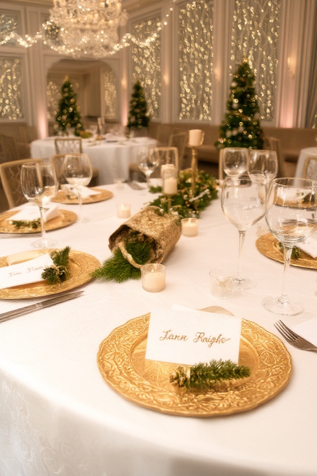 sophisticated new year place cards