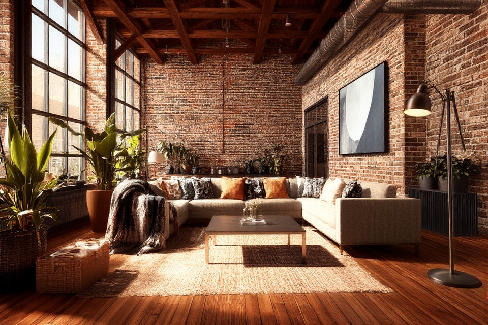 sophisticated urban loft living