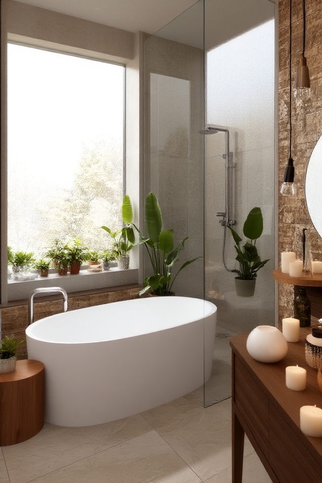 spa like bathroom features