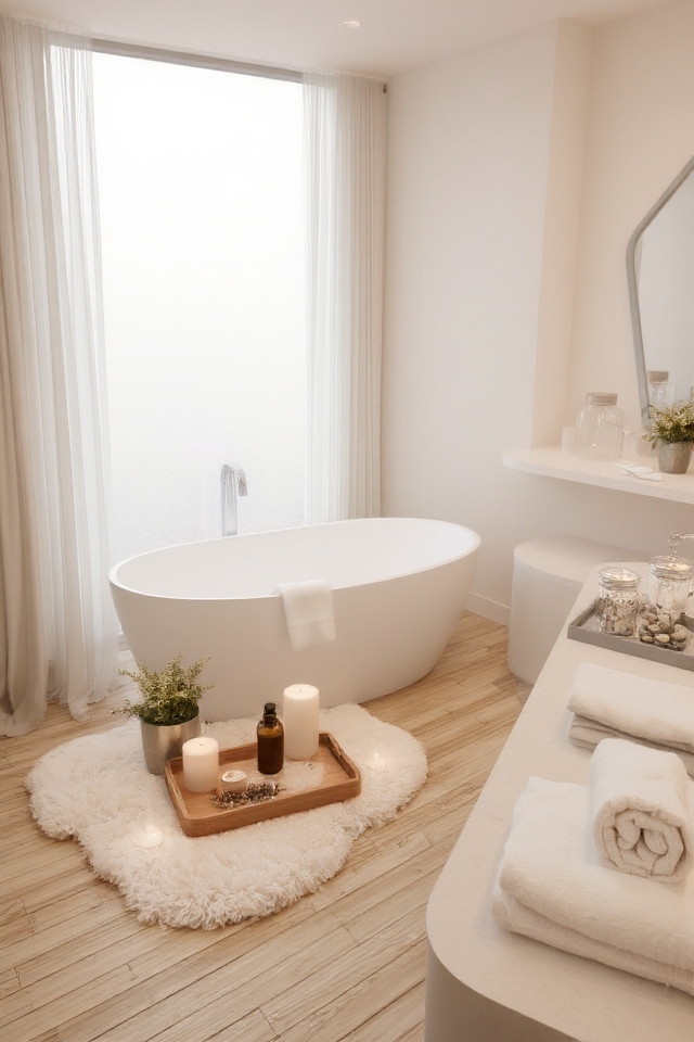 spa like bathroom retreat essentials