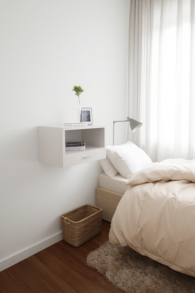 space saving stylish nightstands