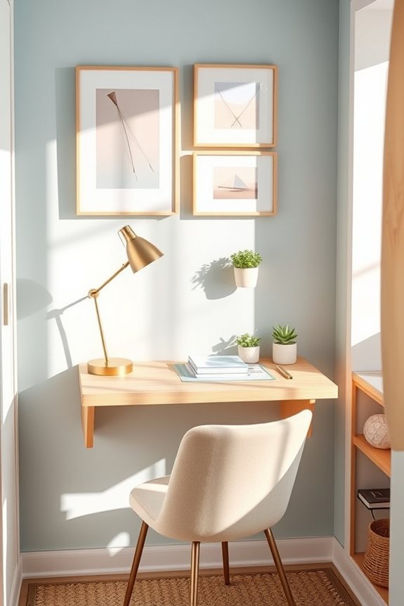 space saving stylish wall desks