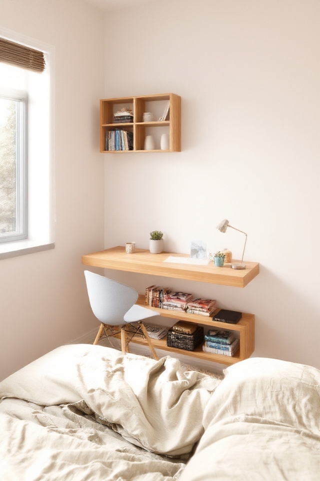 space saving wall mounted desks