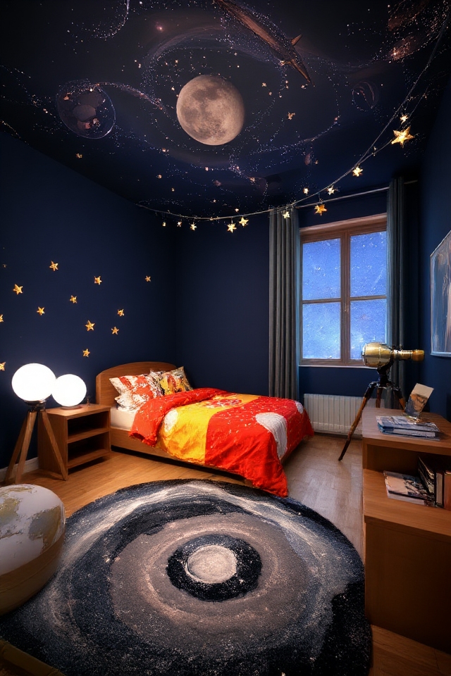 space themed bedroom transformation