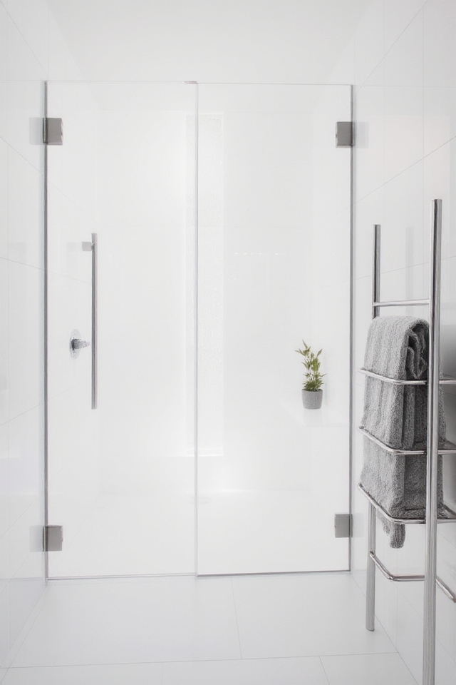spacious modern glass showers