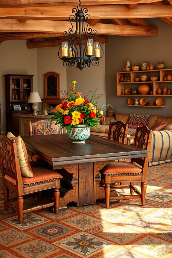 spanish charm through furniture
