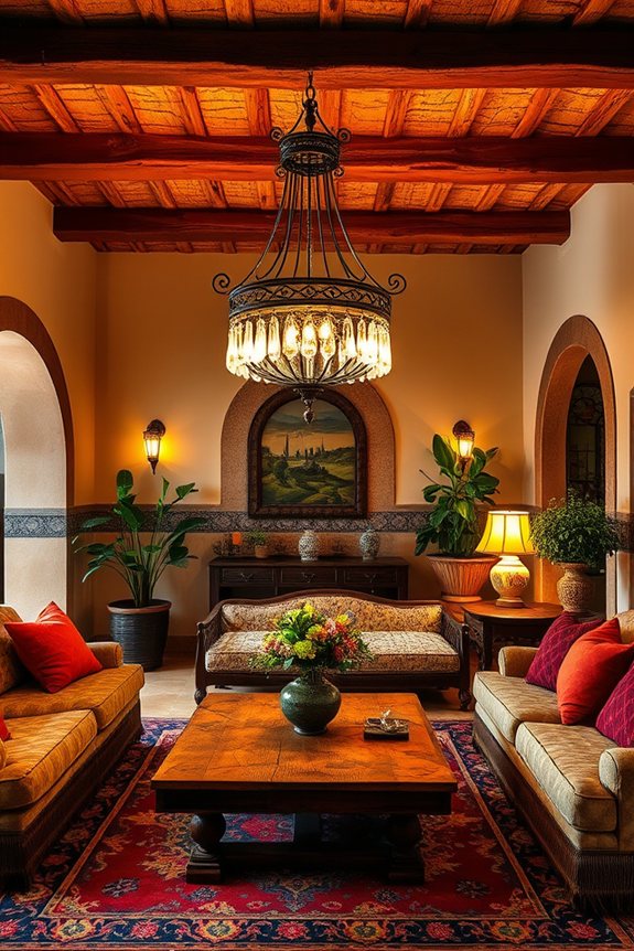 statement fixtures enhance ambiance