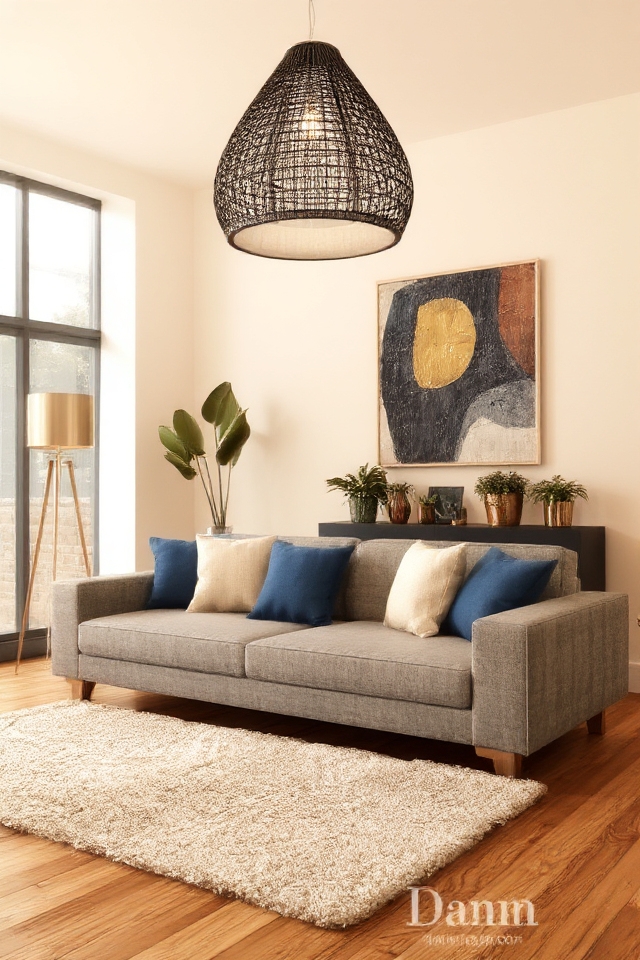 statement lighting enhances decor