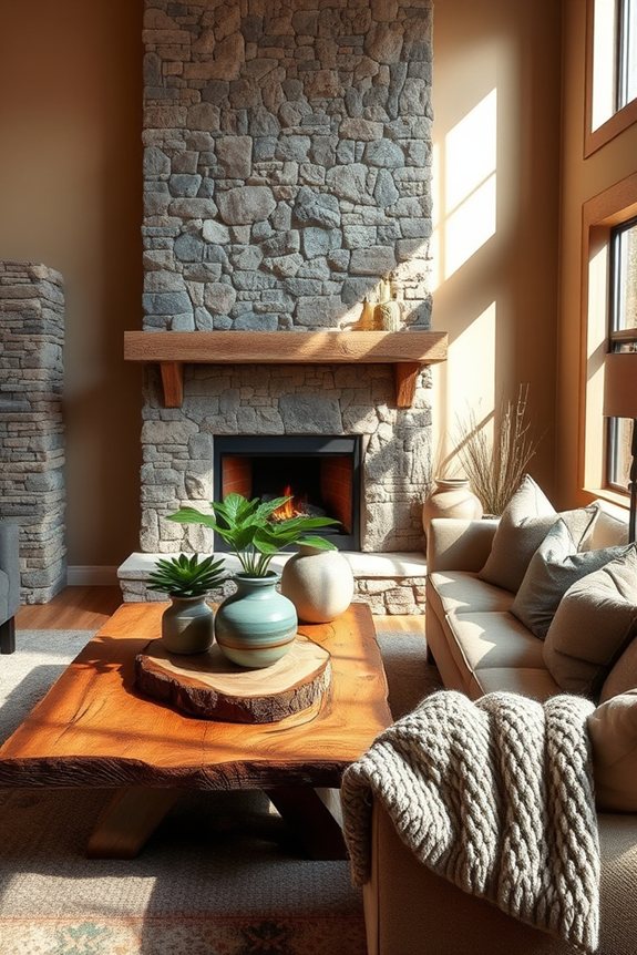 stone elements for warmth