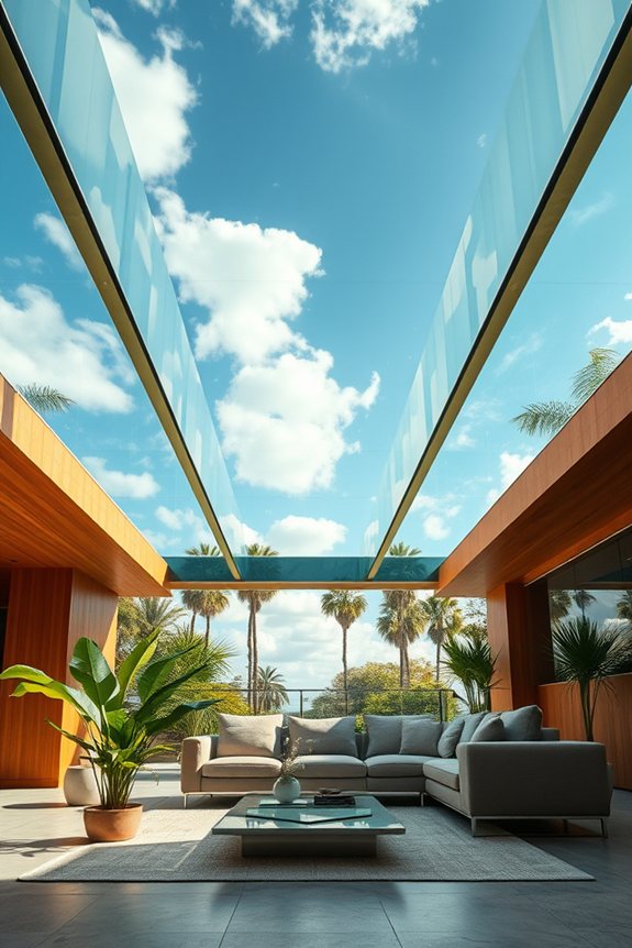 stunning airy architectural feature