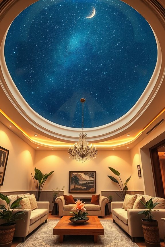 stunning celestial dome skylights