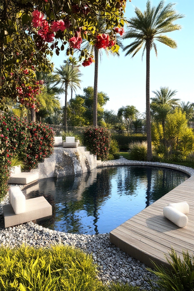 stylish backyard relaxation oasis