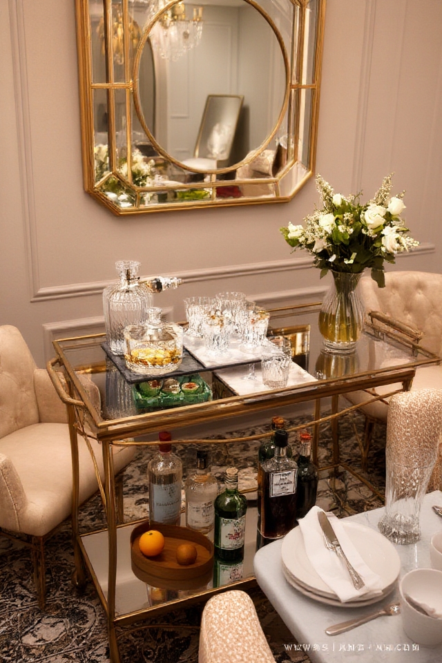 stylish bar cart essentials