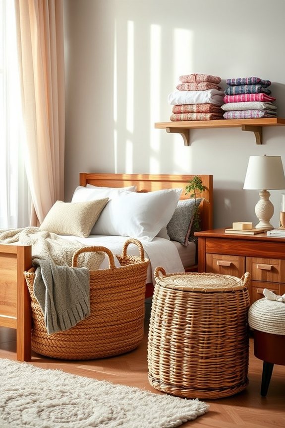 stylish baskets for organization