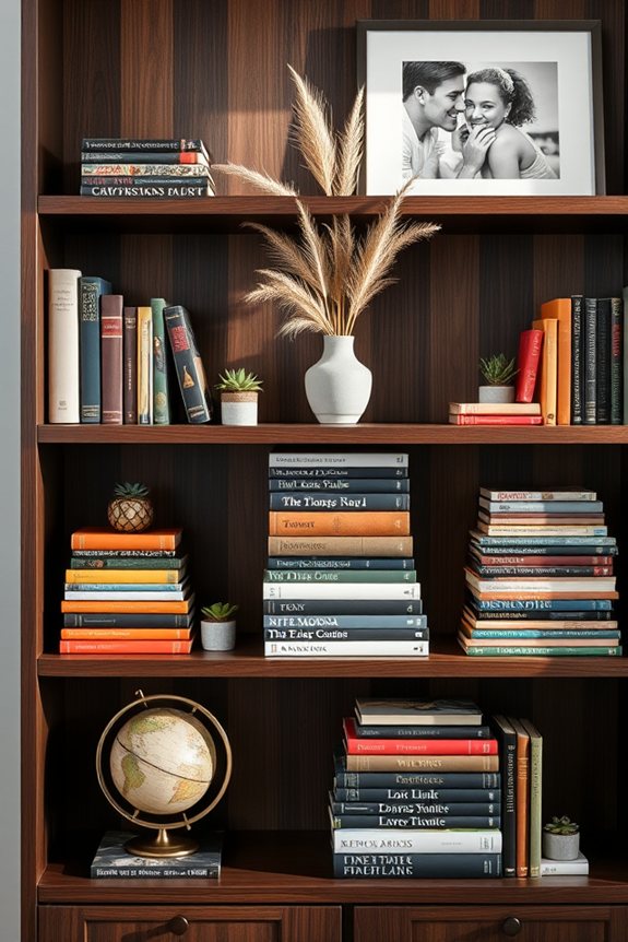 stylish bookshelf organization strategies