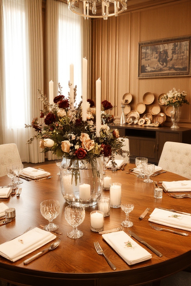 stylish centerpiece for dining