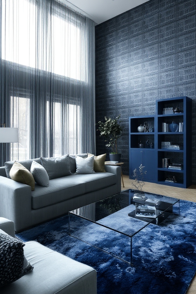 stylish cohesive monochromatic wallpaper