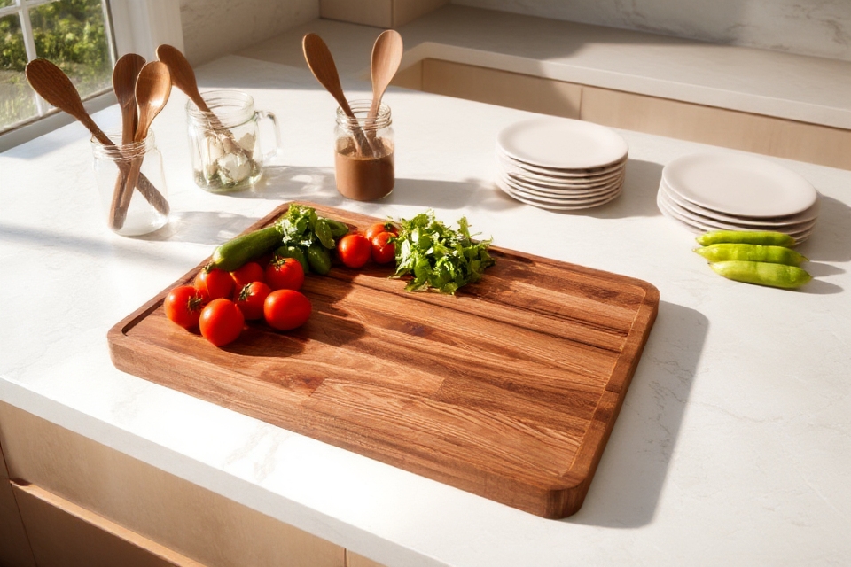 stylish cutting board decor