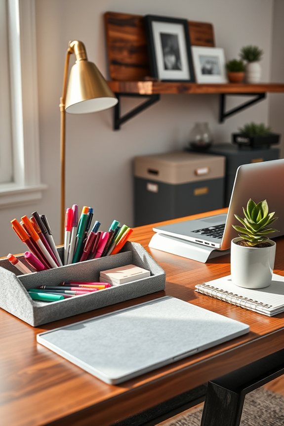 stylish desk organization solutions