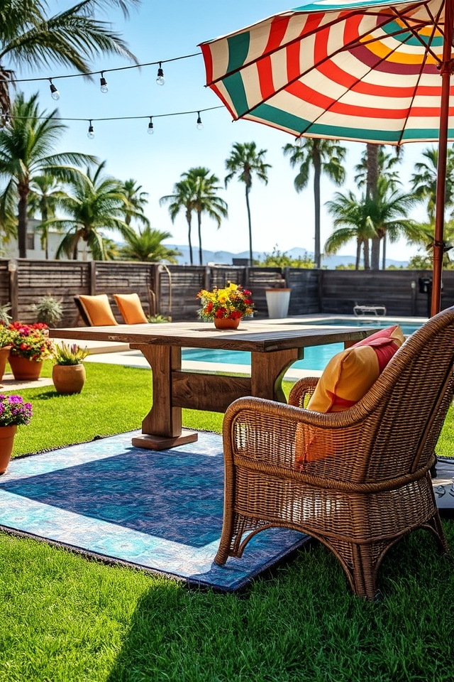 stylish durable outdoor rugs