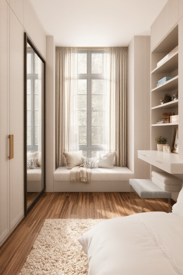 stylish functional built in storage