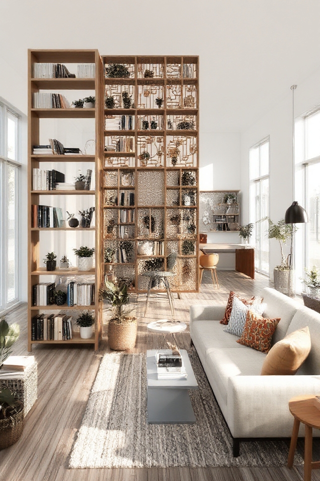 stylish functional space dividers