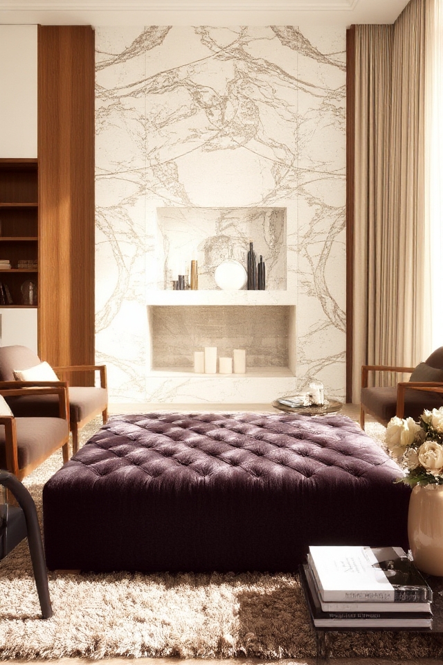 stylish functional tufted ottoman