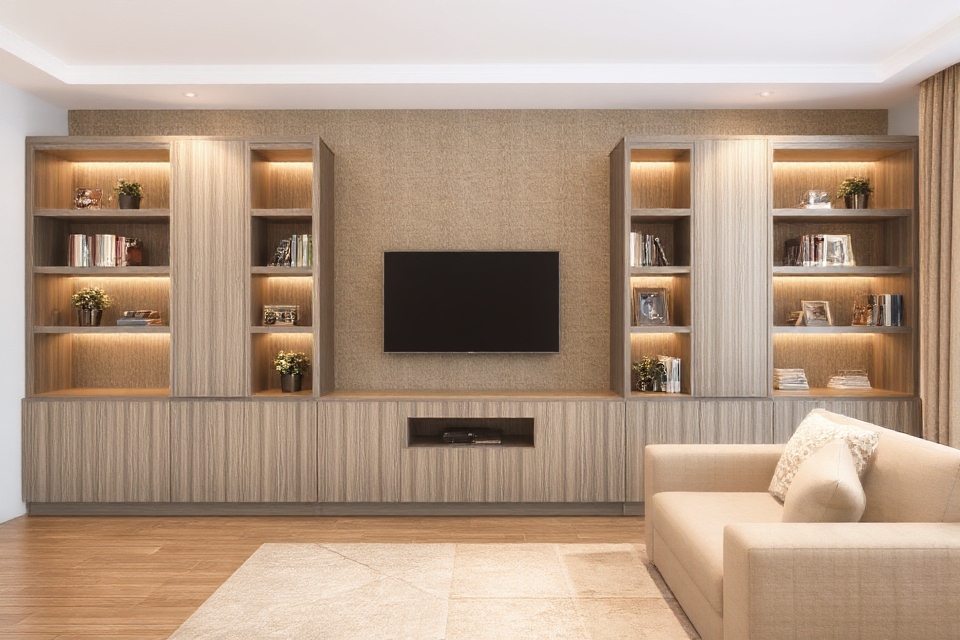 stylish integrated storage solutions