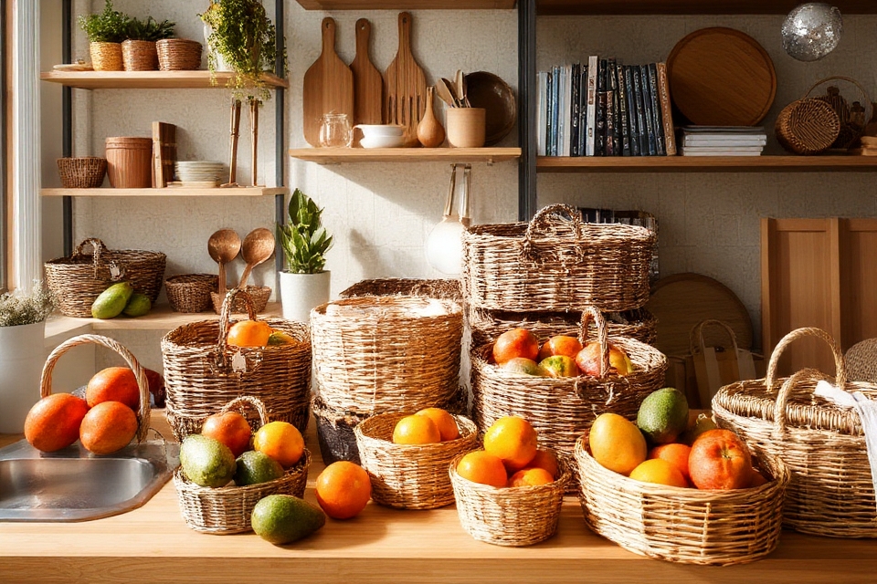 stylish kitchen organization solution