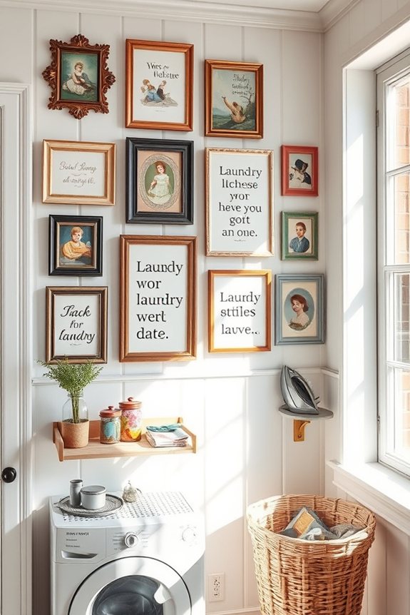 stylish laundry room decor