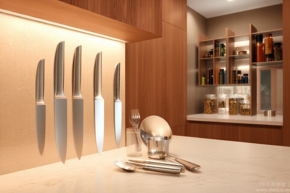 stylish magnetic kitchen organization