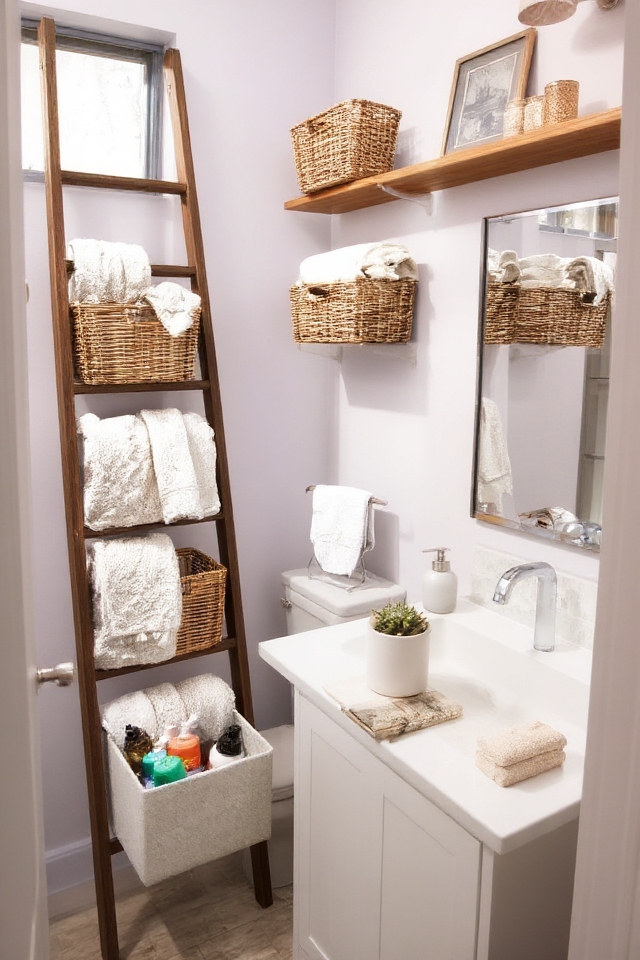 stylish storage enhances organization