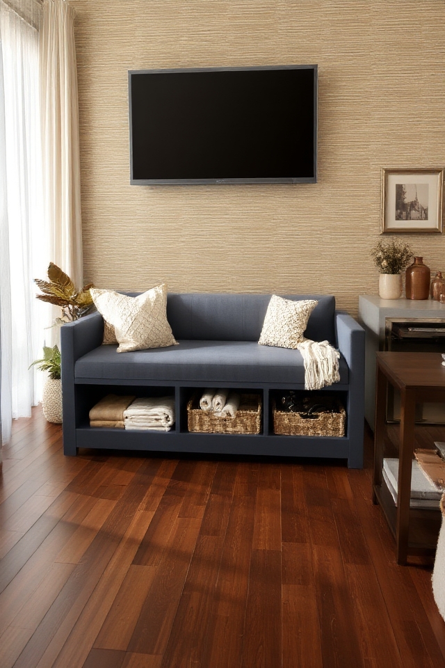stylish storage seating solution