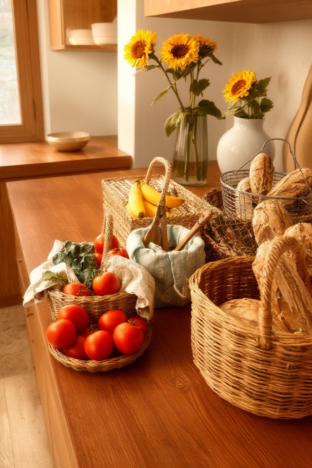 stylish storage solution baskets
