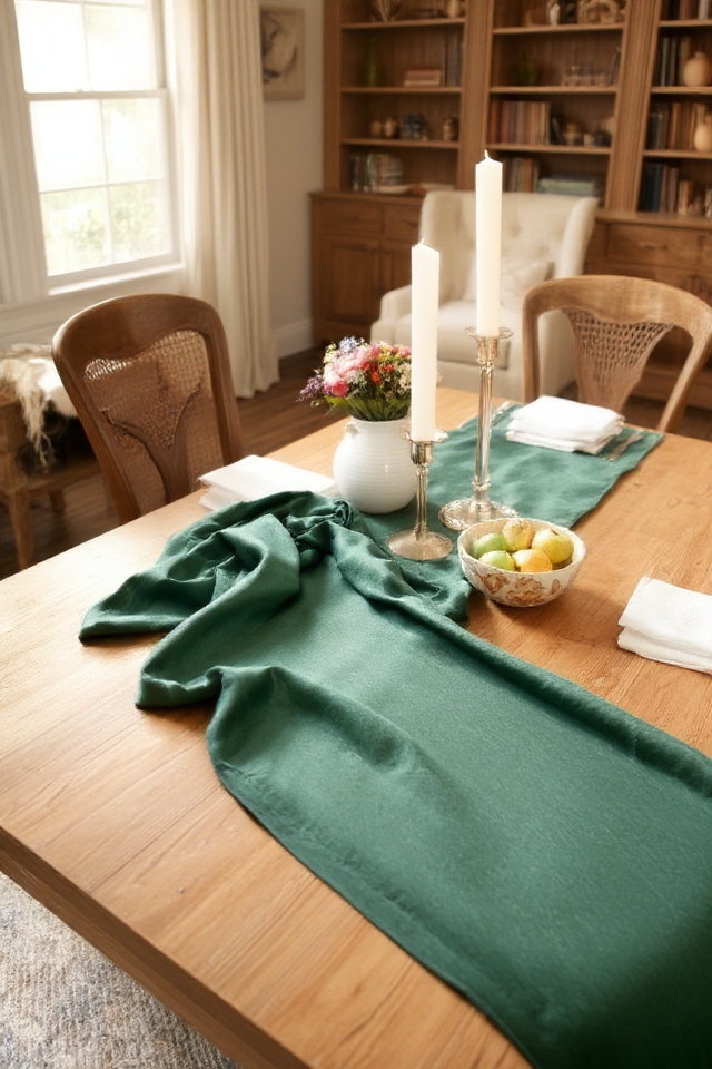 stylish table runner transformation