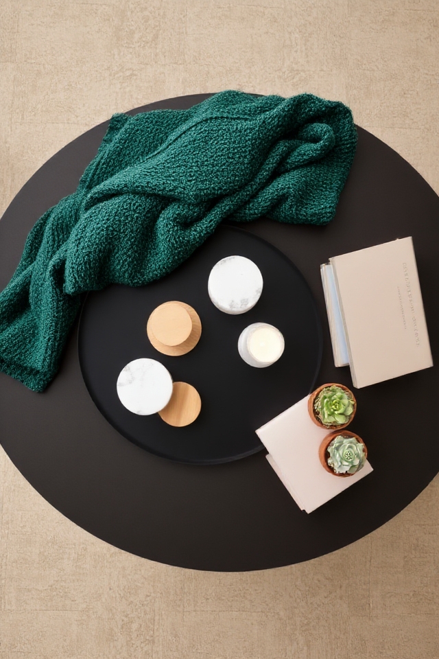 stylish trays enhance decor