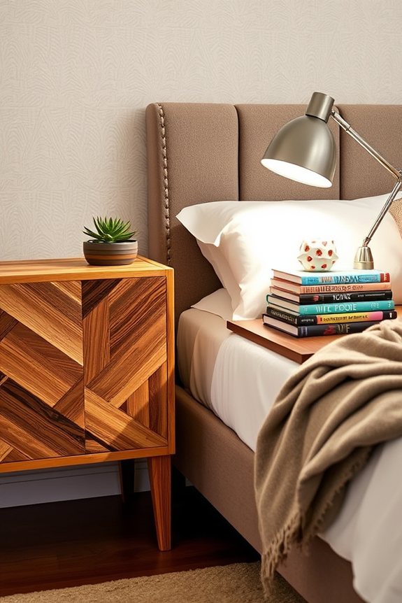 stylish unique nightstands showcased