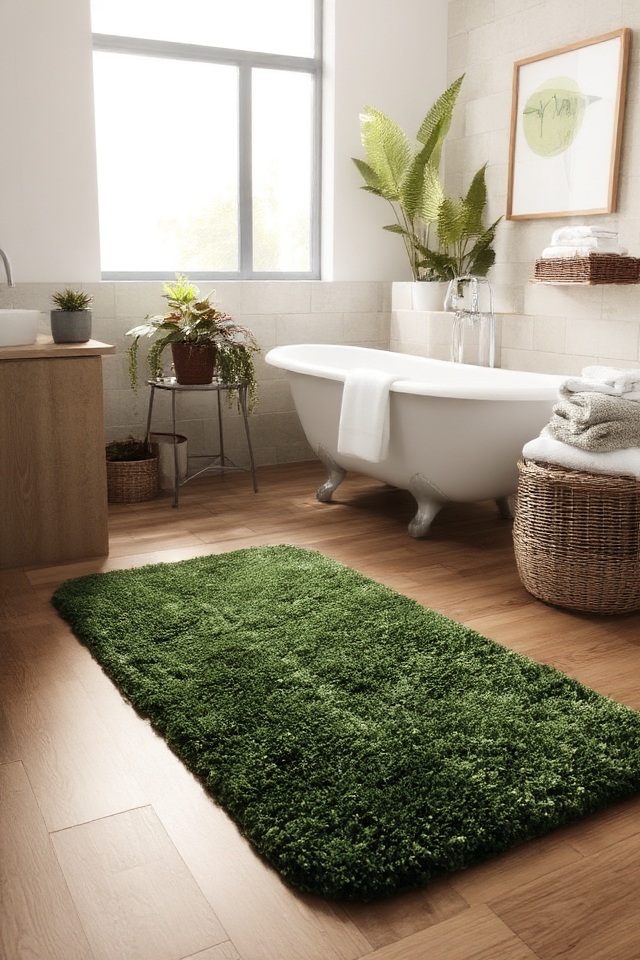 sustainable non toxic bath mats
