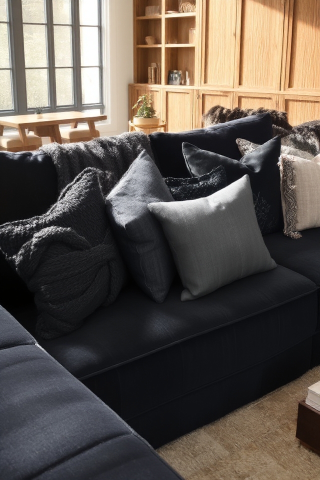 textured throw pillows sophistication