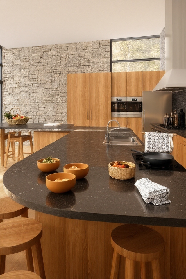 textures enhance kitchen aesthetics