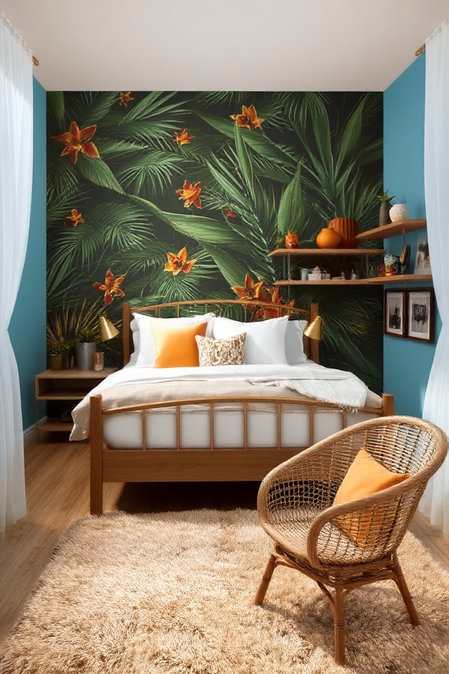 themed accent wall creation