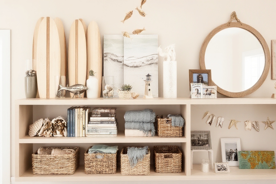 themed living room display