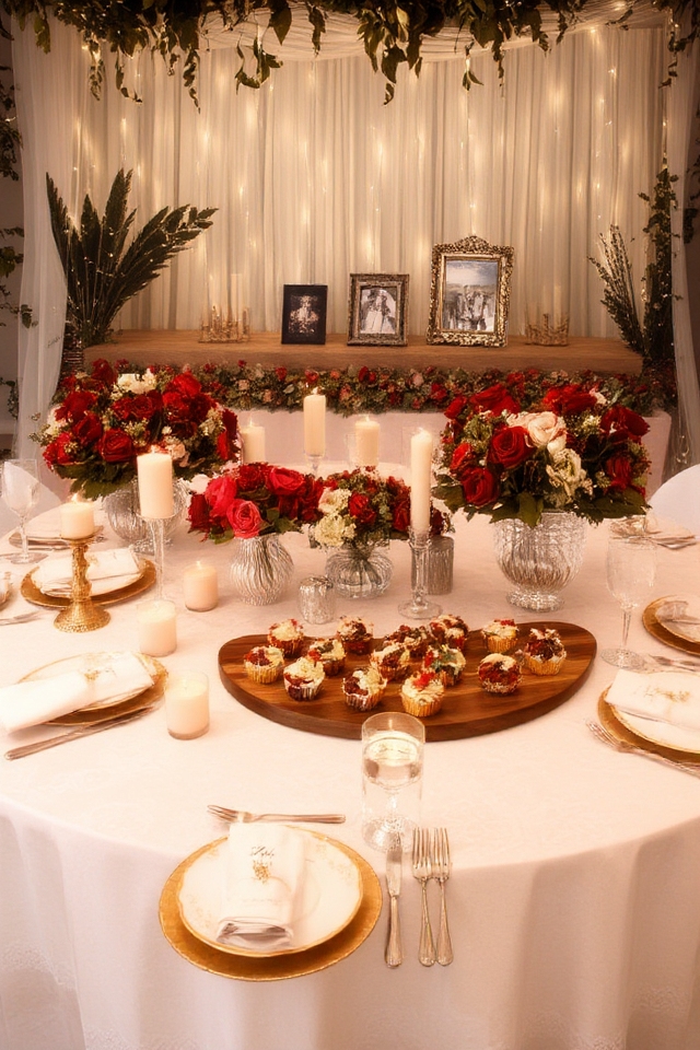 themed romantic anniversary decor